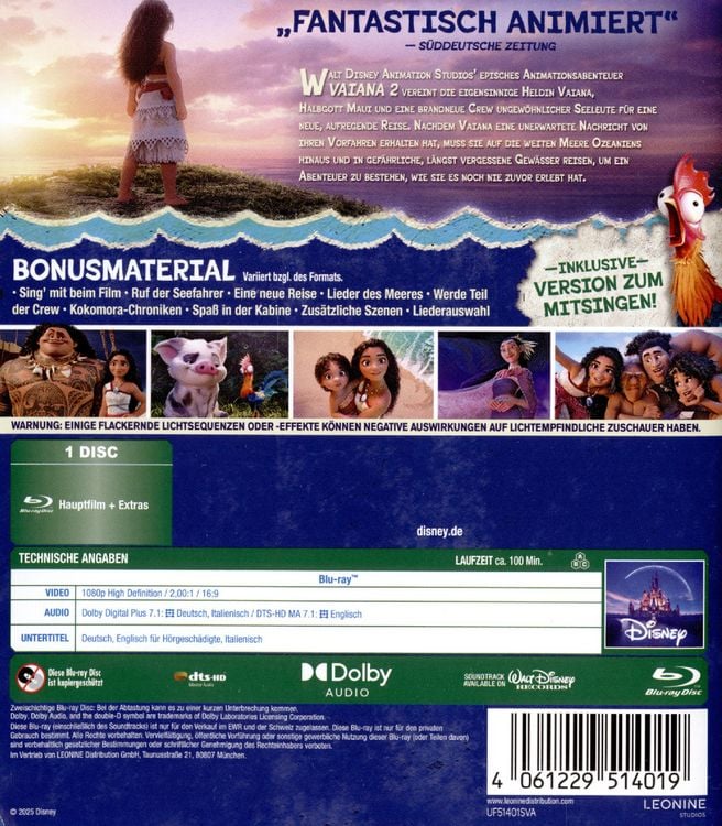 Produktbild: Vaiana 2