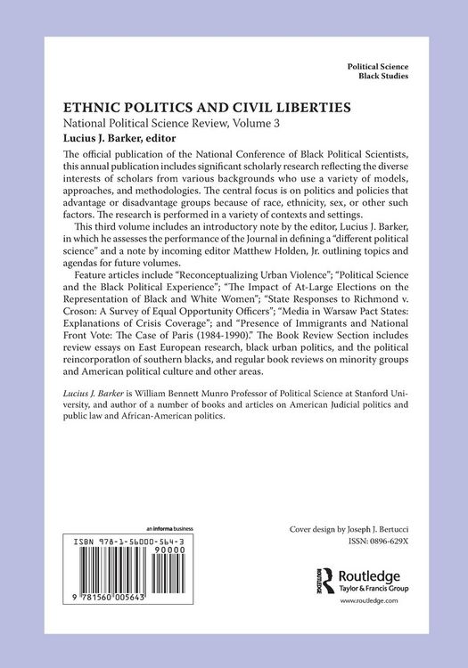 Produktbild: Ethnic Politics and Civil Liberties