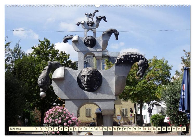 Produktbild: Unterwegs in Bietigheim-Bissingen (hochwertiger Premium Wandkalender 2026 DIN A2 quer), Kunstdruck in Hochglanz