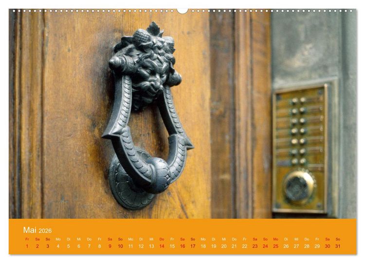 Produktbild: Anklopfen... (Wandkalender 2026 DIN A2 quer), CALVENDO Monatskalender