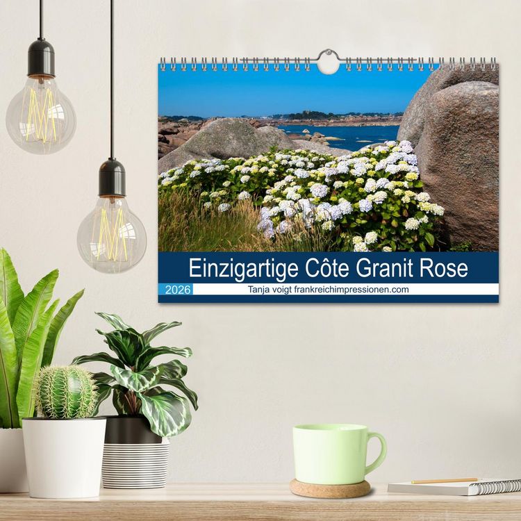 Produktbild: Einzigartige C&ocirc;te Granit Rose (Wandkalender 2026 DIN A4 quer), CALVENDO Monatskalender