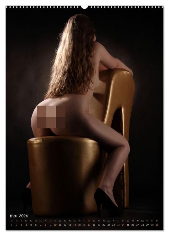 Produktbild: Beaut&eacute;s blondes nues (Calendrier mural 2026 DIN A2 horizontal), CALVENDO calendrier mensuel