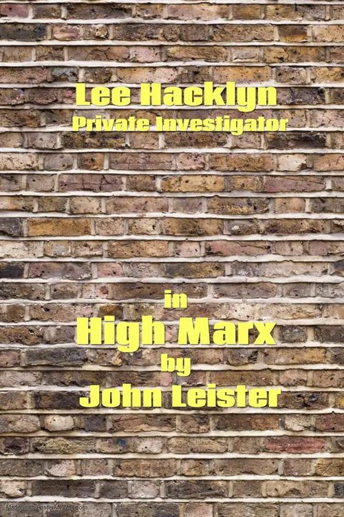 Produktbild: Lee Hacklyn Private Investigator in High Marx
