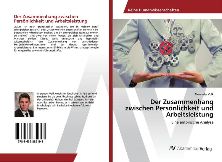 Produktbild: Der Zusammenhang zwischen Pers&ouml;nlichkeit und Arbeitsleistung