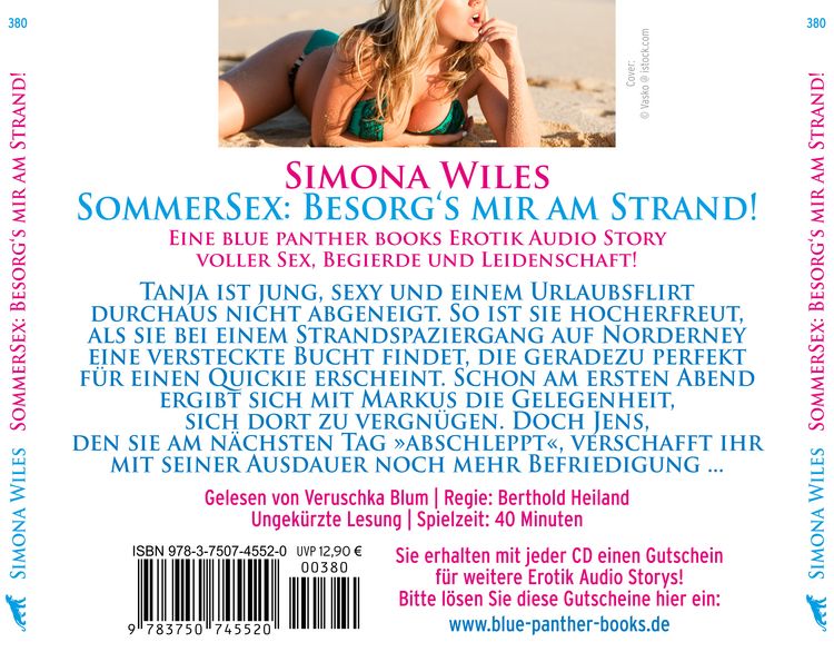 Produktbild: SommerSex: Besorg's mir am Strand! Erotik Audio Story | Erotisches Hörbuch Audio-CD