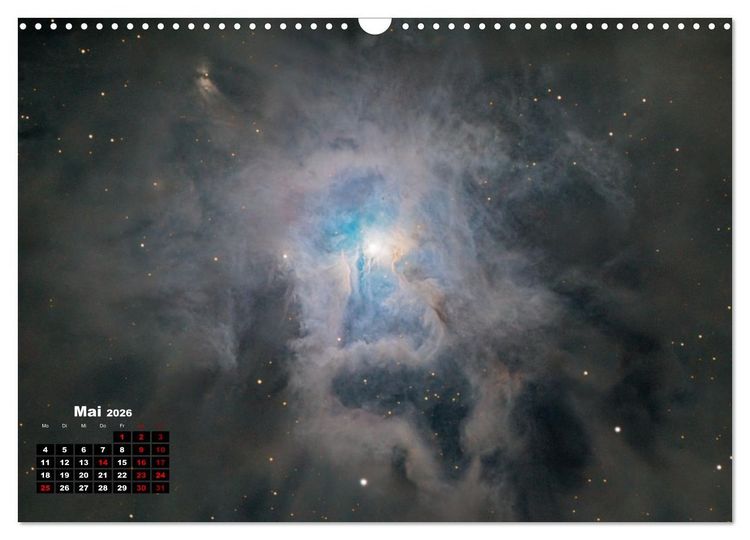 Produktbild: InfinityAstro - die Unendlichkeit im Bild - Astrofotos von Roland Schliessus (Wandkalender 2026 DIN A3 quer), CALVENDO Monatskalender