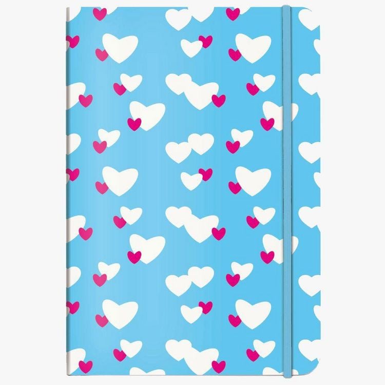 Produktbild: Notizbuch A5 Unicef Herzwolken