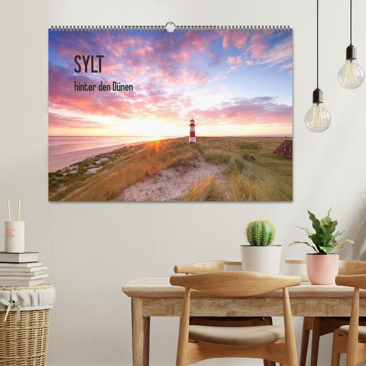 Produktbild: SYLT hinter den D&uuml;nen (Wandkalender 2027 DIN A2 quer), CALVENDO Monatskalender