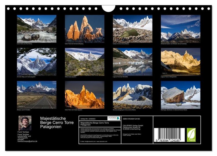 Produktbild: Majest&auml;tische Berge Cerro Torre Patagonien (Wandkalender 2027 DIN A4 quer), CALVENDO Monatskalender