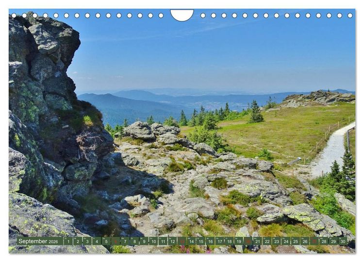 Produktbild: Wandererlebnisse im Bayrischen Wald (Wandkalender 2026 DIN A4 quer), CALVENDO Monatskalender