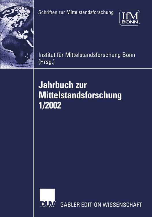 Produktbild: Jahrbuch zur Mittelstandsforschung 1/2002
