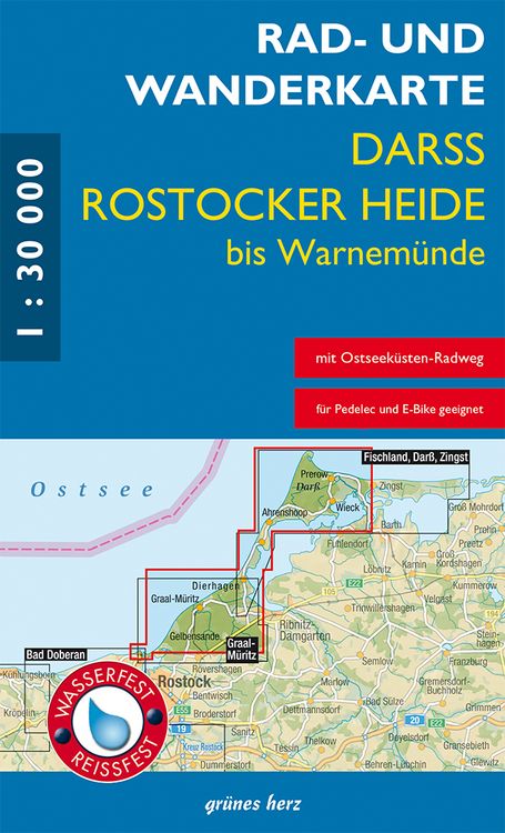 Produktbild: Rad- und Wanderkarte Dar&szlig;, Rostocker Heide bis Warnem&uuml;nde