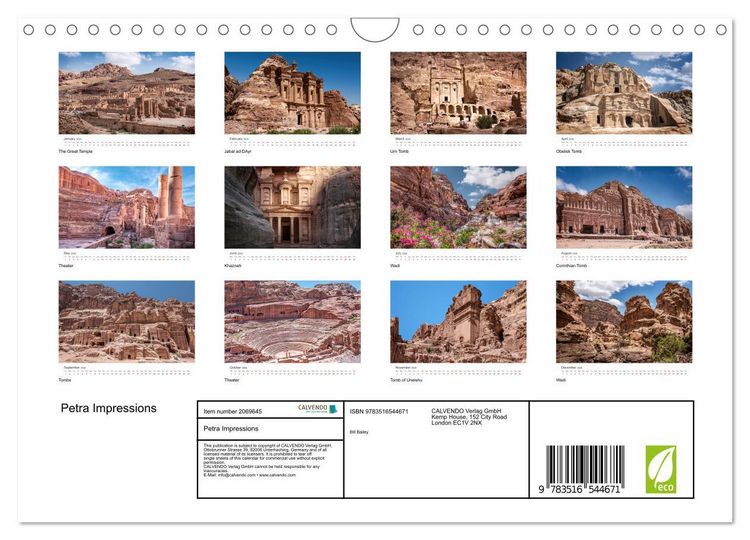 Produktbild: Petra Impressions (Wall Calendar 2026 DIN A4 landscape), CALVENDO 12 Month Wall Calendar