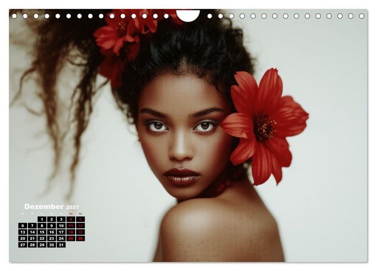 Produktbild: Florale Anmut (Wandkalender 2027 DIN A4 quer), CALVENDO Monatskalender