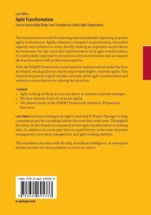 Produktbild: Agile Transformation