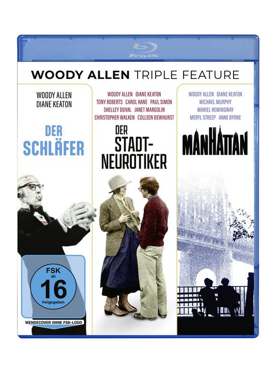 Produktbild: Woody Allen Triple Feature - Der Schl&auml;fer / Der Stadtneurotiker / Manhattan [3 BRs]