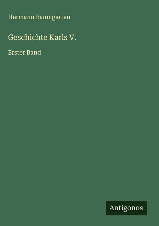 Produktbild: Geschichte Karls V.