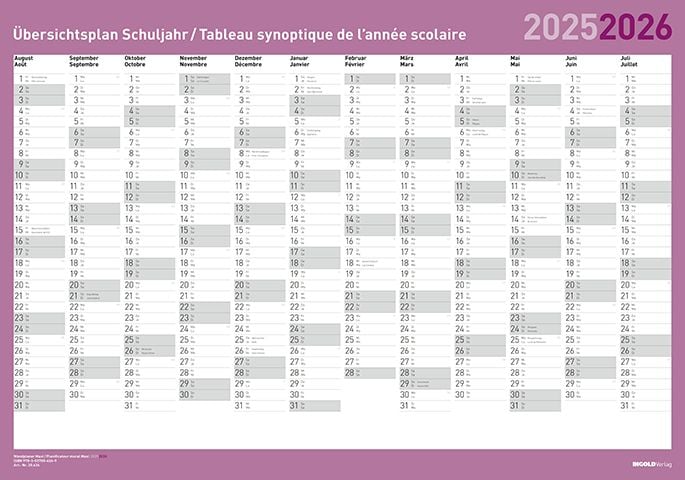 Produktbild: Wandplaner Maxi 2025/26