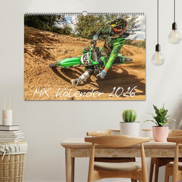Produktbild: MX Racing 2026 (Wandkalender 2026 DIN A2 quer), CALVENDO Monatskalender