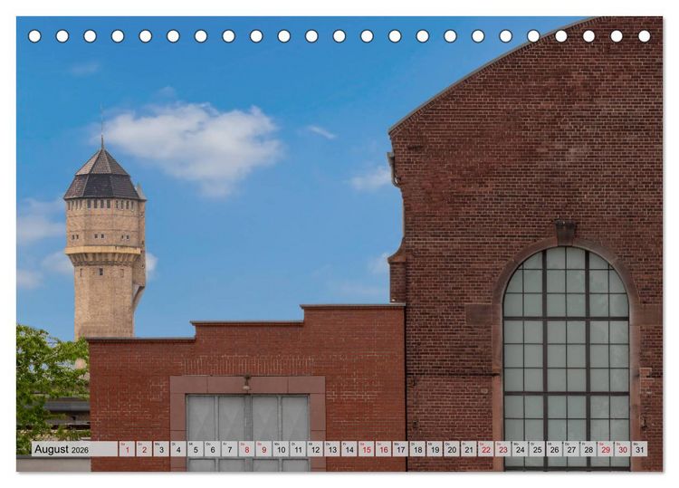 Produktbild: Mannheim - Stadt der Wassert&uuml;rme (Tischkalender 2026 DIN A5 quer), CALVENDO Monatskalender