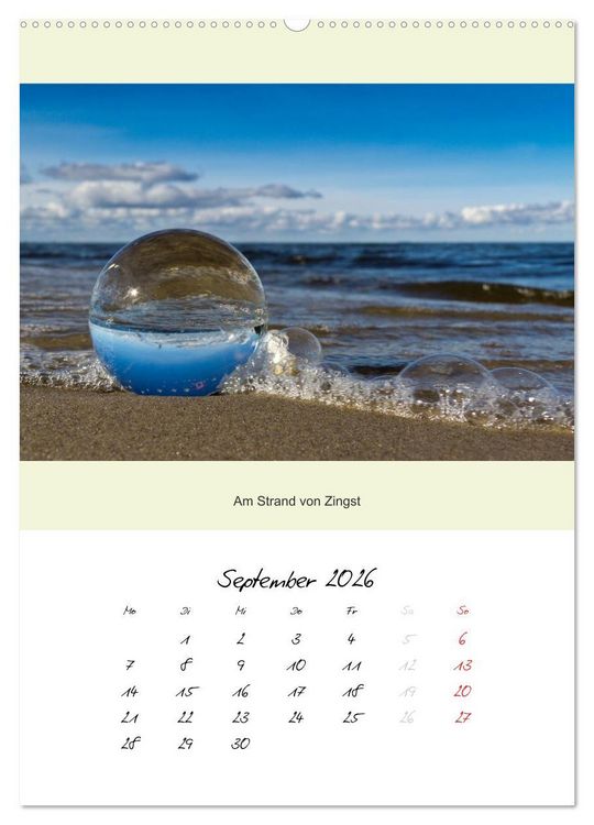 Produktbild: Natur & Glas (Wandkalender 2026 DIN A2 hoch), CALVENDO Monatskalender