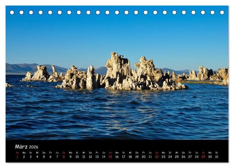 Produktbild: Rundreise Kalifornien mit Las Vegas (Tischkalender 2026 DIN A5 quer), CALVENDO Monatskalender