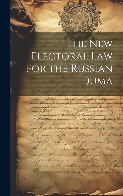 Produktbild: The New Electoral Law for the Russian Duma