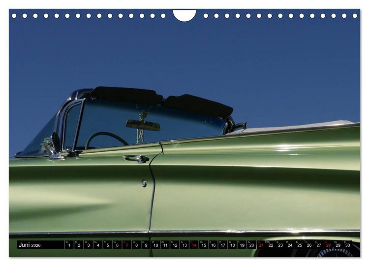 Produktbild: The art of mobility - american cars from the 50s & 60s (Part 2) (Wandkalender 2026 DIN A4 quer), CALVENDO Monatskalender