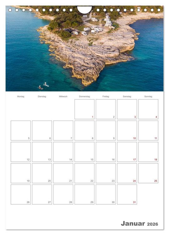 Produktbild: Wohnmobil Jahresplaner (Wandkalender 2026 DIN A4 hoch), CALVENDO Monatskalender