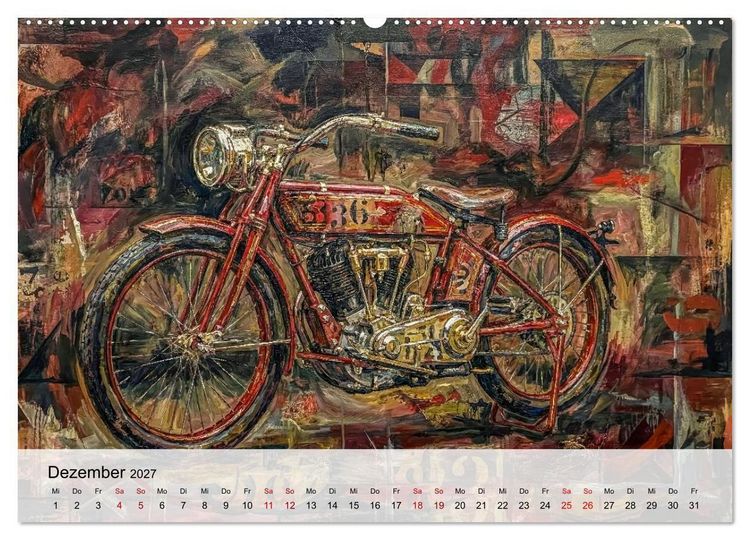 Produktbild: Kult-Motorr&auml;der der USA (hochwertiger Premium Wandkalender 2027 DIN A2 quer), Kunstdruck in Hochglanz