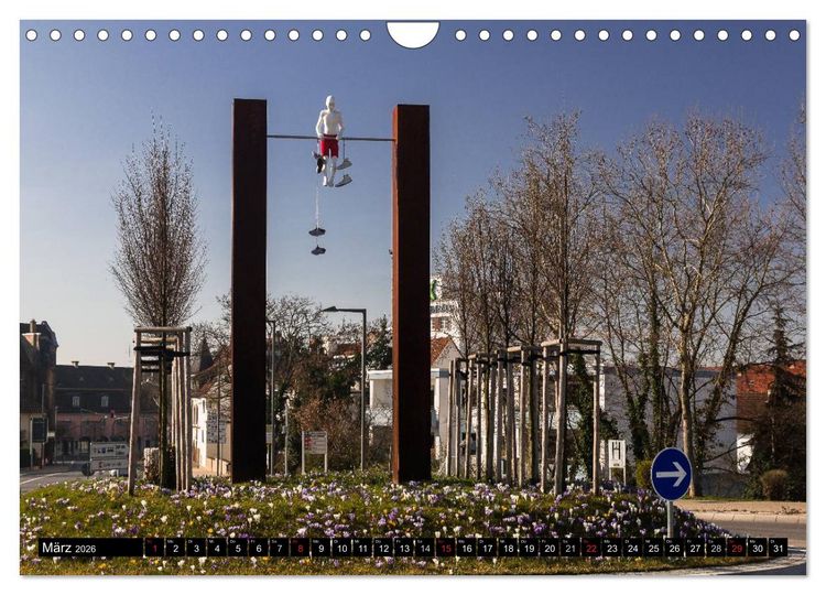 Produktbild: Schwetzinger Stadtansichten (Wandkalender 2026 DIN A4 quer), CALVENDO Monatskalender