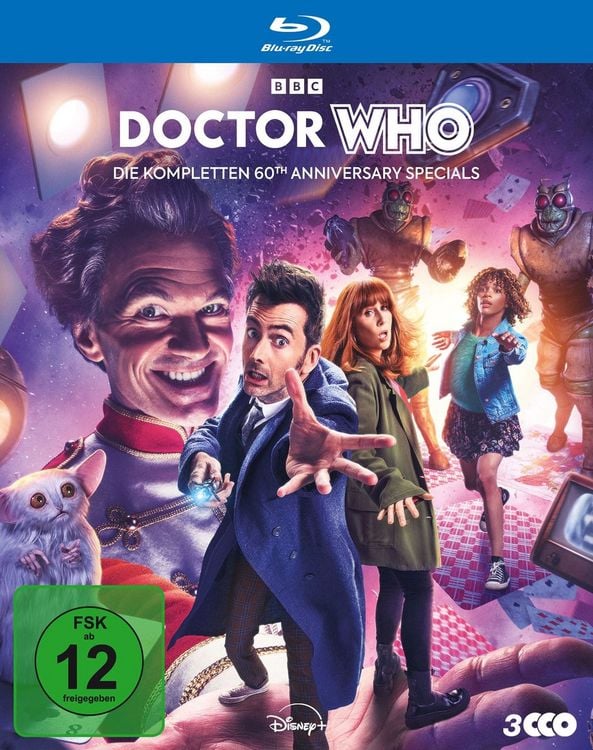 Produktbild: Doctor Who &ndash; Die kompletten 60th Anniversary Specials [3 BRs]