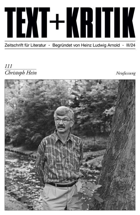 Produktbild: TEXT + KRITIK Heft 111 - Christoph Hein