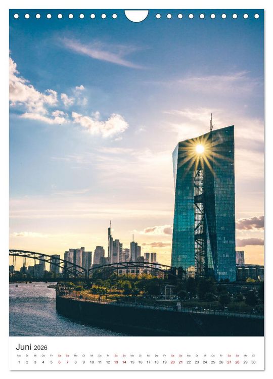 Produktbild: Frankfurt am Main, eine Stadt voller Magie (Wandkalender 2026 DIN A4 hoch), CALVENDO Monatskalender