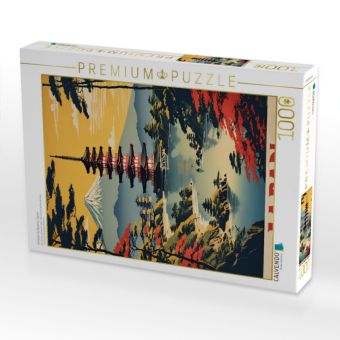 Produktbild: CALVENDO Puzzle Entdecke die Mysterien Japans | 1000 Teile Lege-Gr&ouml;&szlig;e 64x48cm Foto-Puzzle f&uuml;r gl&uuml;ckliche Stunden