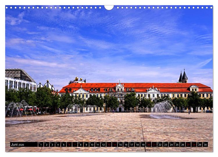Produktbild: Magdeburger Ansichten (Wandkalender 2026 DIN A3 quer), CALVENDO Monatskalender