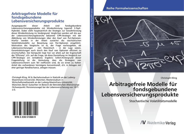 Produktbild: Arbitragefreie Modelle f&uuml;r fondsgebundene Lebensversicherungsprodukte