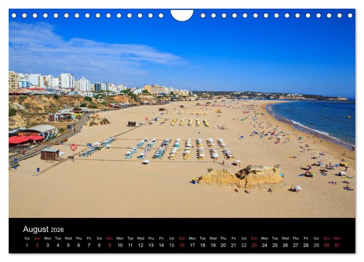 Produktbild: Algarve - the gold coast of Portugal (Wall Calendar 2026 DIN A4 landscape), CALVENDO 12 Month Wall Calendar