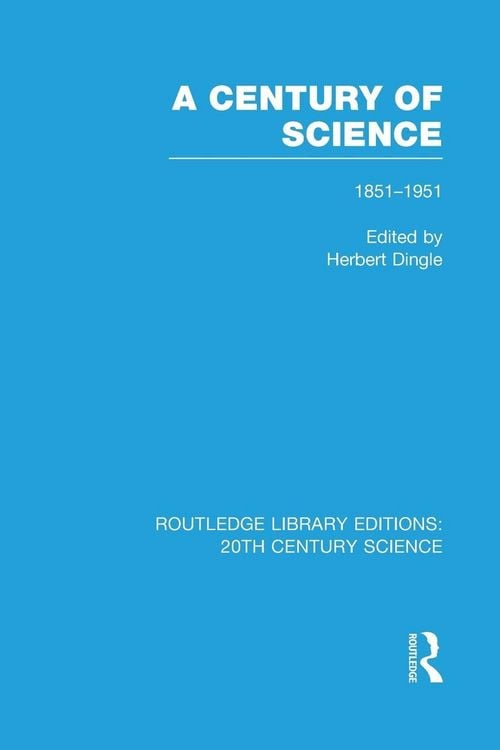 Produktbild: A Century of Science 1851-1951
