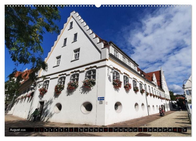 Produktbild: Biberach an der Ri&szlig; (hochwertiger Premium Wandkalender 2026 DIN A2 quer), Kunstdruck in Hochglanz