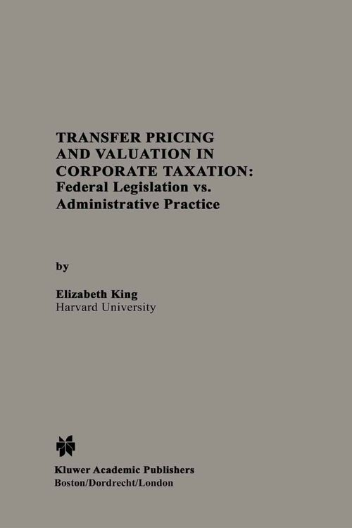 Produktbild: Transfer Pricing and Valuation in Corporate Taxation