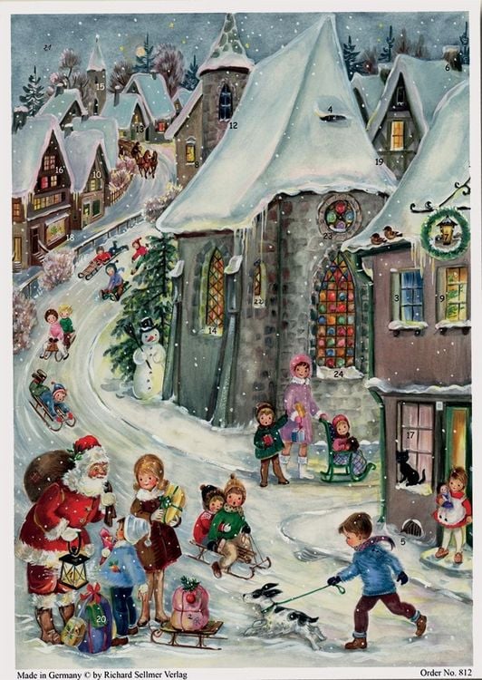 Produktbild: Adventskalender "Rodelfreuden"