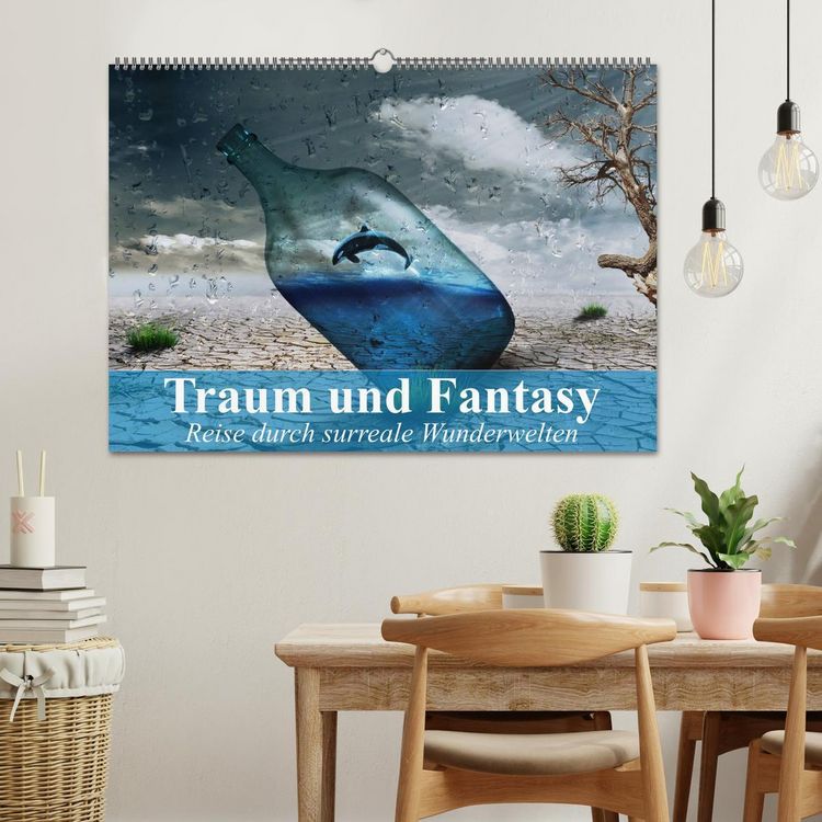 Produktbild: Traum und Fantasy. Reise durch surreale Wunderwelten (Wandkalender 2026 DIN A2 quer), CALVENDO Monatskalender
