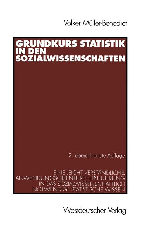 Produktbild: Grundkurs Statistik in den Sozialwissenschaften