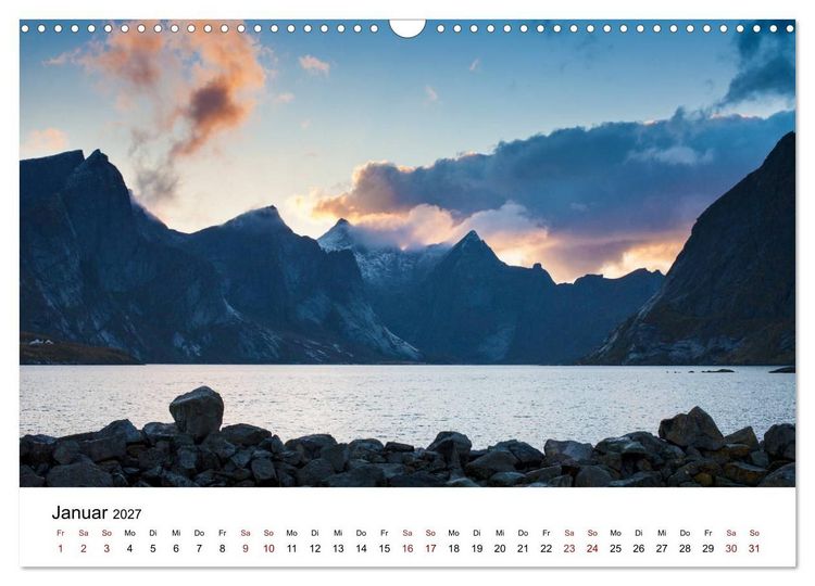 Produktbild: Skandinavien - Hoch im Norden (Wandkalender 2027 DIN A3 quer), CALVENDO Monatskalender