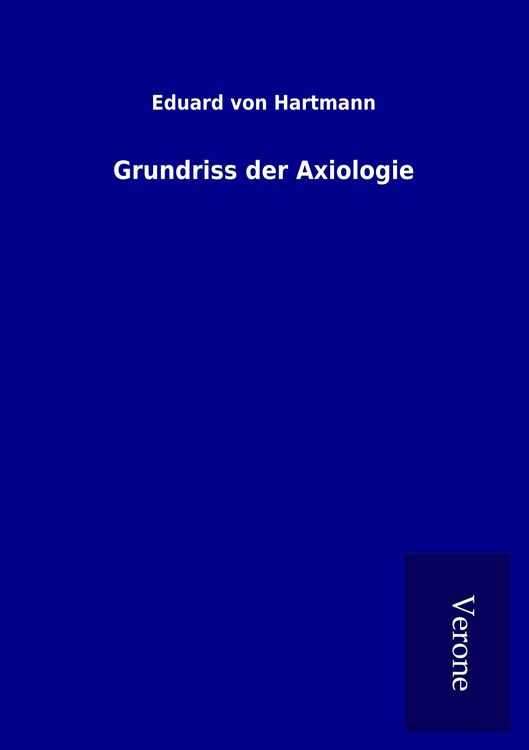 Produktbild: Grundriss der Axiologie