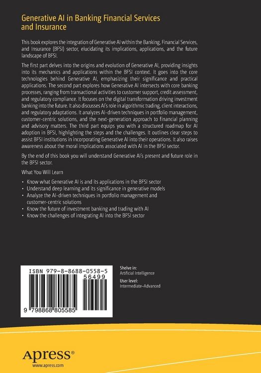 Produktbild: Generative AI in Banking Financial Services and Insurance