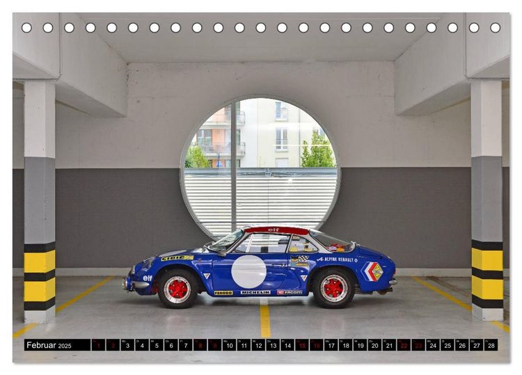 Produktbild: Renault Alpine A110 (Tischkalender 2025 DIN A5 quer), CALVENDO Monatskalender