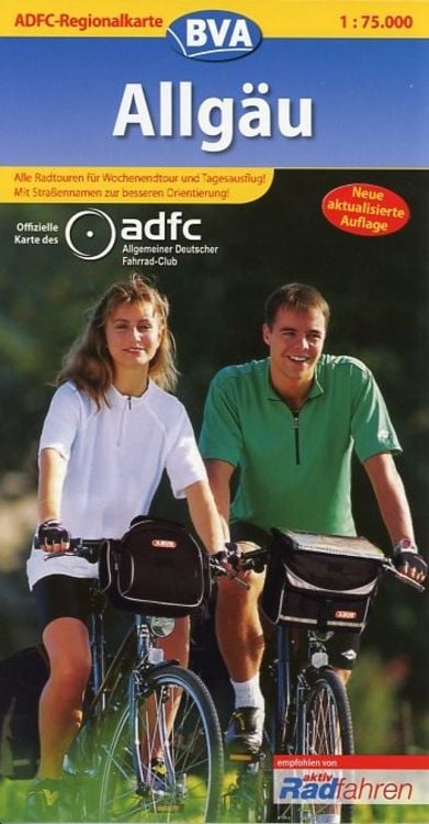 Produktbild: ADFC-Regionalkarte Allg&auml;u 1 : 75 000