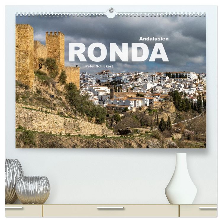 Produktbild: Andalusien - Ronda (hochwertiger Premium Wandkalender 2026 DIN A2 quer), Kunstdruck in Hochglanz